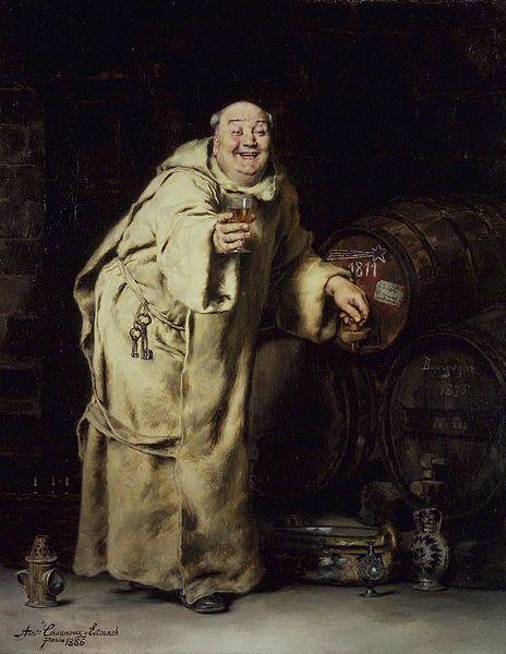 unknow artist Monk Testing Wine